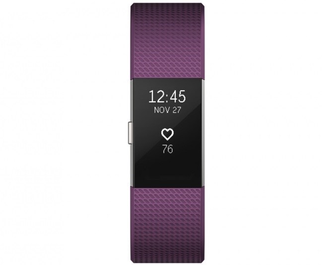 Fitbit Charge 2 Plum Silver Počítání kroků